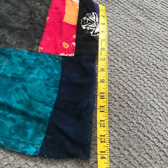 Fun patchwork tie dyed festival shirt in EUC - Picture 7 of 7